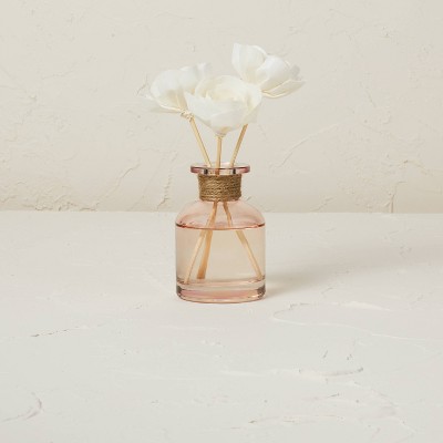 100ml Pink Wooded Rose Oil Reed Diffuser with 3 Sola Flowers - Opalhouse™ designed with Jungalow™