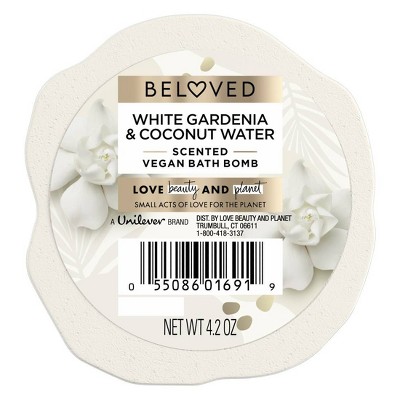 Beloved White Gardenia & Coconut Water Bath Bomb - 4.2oz