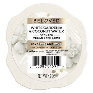Beloved White Gardenia & Coconut Water Bath Bomb - 4.2oz - 1 of 4