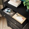 Orieon 5-Drawer Dresser, Modern Black Storage Organizer Chest for Bedroom & Living Room, Black - 4 of 4