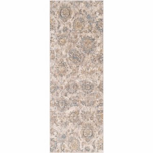 Hauteloom Morinville Teal Floral Rug - 1 of 4