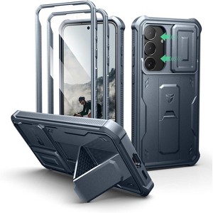 Dexnor for Samsung Galaxy S25 FE Case with Upgraded Slide Camera Cover & 2 Front Frames - 1 of 3