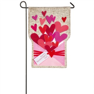 Evergreen Envelope of Wishes Linen Garden Flag, 12.5 x 18 inches - 1 of 4