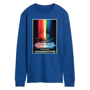 Men's - Star Trek - Retro Movie Poster Long Sleeve Graphic T-Shirt - 1 of 4