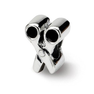 Black Bow Jewelry Sterling Silver Scissors Bead Charm - 1 of 3