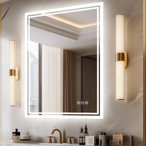 ARTLOGE 28/32/36in LED Bathroom Lighted Mirror Illuminated Wall Touch Light Vanity Makeup - 1 of 4