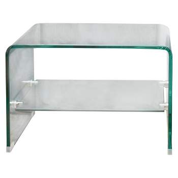 Ramona Glass End Table Clear - Christopher Knight Home