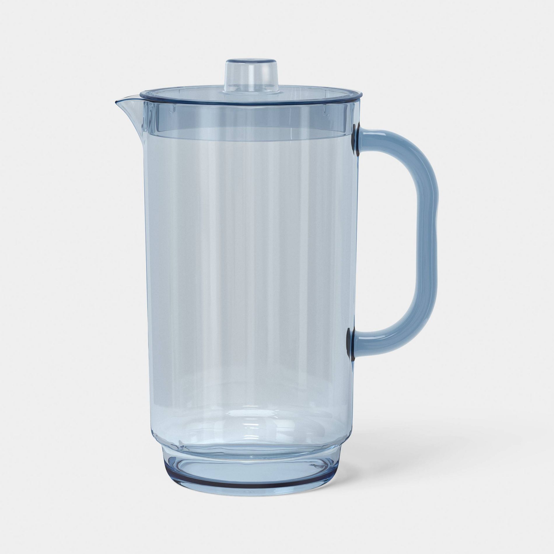 3qt Plastic Open Beverage Pitcher Blue - Room Essentials™