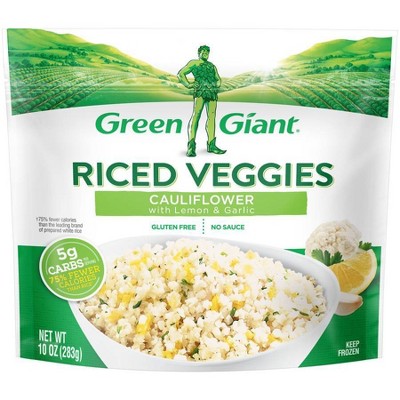 Green Giant Riced Veggies - Frozen Cauliflower Lemon & Garlic - 10oz