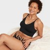 Women's Ribbed Seamless Longline Bralette - Auden™ - 3 of 4