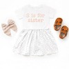 The Juniper Shop S Is For Sister Infant Dress - 18M - White Spot - 2 of 4