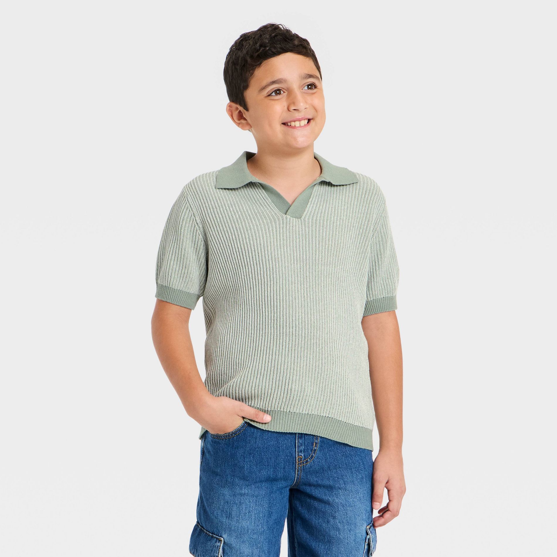 Boys' Short Sleeve Pullover Sweater - Cat & Jack™