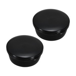 Unique Bargains Travel Bathroom Portable Plastic Round Soap Container Case Box 2 Pcs - 1 of 4