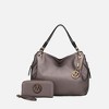 MKF Collection Fabienne Women’s Hobo Shoulder Bag with Matching Wallet by Mia K - 2 of 4
