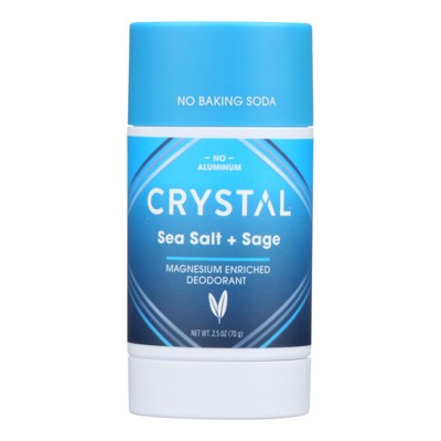 Crystal Sea Salt and Sage Deodorant Stick - 2.5 oz