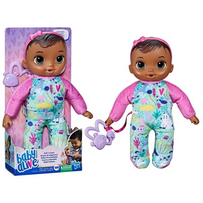 Baby Alive Sweet 'n Snugglier Baby Doll - Brown Hair/brown Eyes : Target