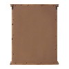 22" x 28" Brenna Wood Framed Arch Decorative Wall Mirror Brown/White - Kate & Laurel: Vintage Farmhouse Style, No Shelf - 4 of 4