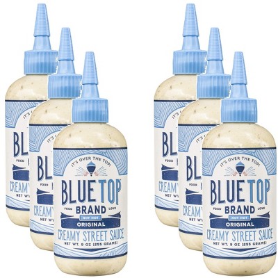 Blue Top Brand Creamy Street Sauce Original - Case of 6 - 9 oz
