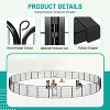 BestMassage Dog Playpen 24/32/40 Inch Heavy Duty Playpen Pen Dog Fence Dog Kennel with Doors Indoor Outdoor Pet Exercise Pen Puppy Playpen - 3 of 4