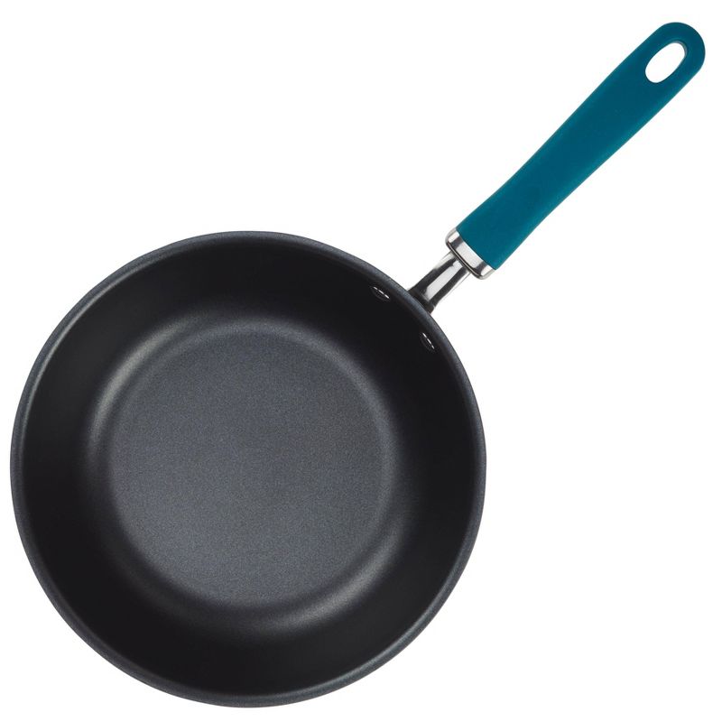 Rachael Ray Create Delicious 3qt Hard Anodized Nonstick Everything Pan with Lid Gray, 4 of 6