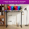 FDW 40/48/55 Adjustable Height Standing Desk Computer Desk with Large Space Office Desk with Electric Lifting and 2 Memory Function - 2 of 4