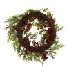 Kurt Adler 24-Inch Un-Lit Decorated Green Rattan Wreath - 3 of 4