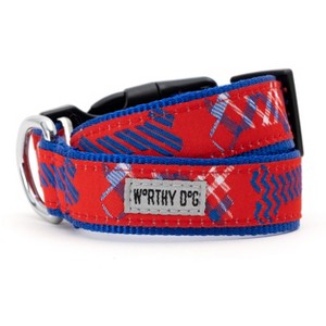 The Worthy Dog Preppy Bones Dog Collar - 1 of 4