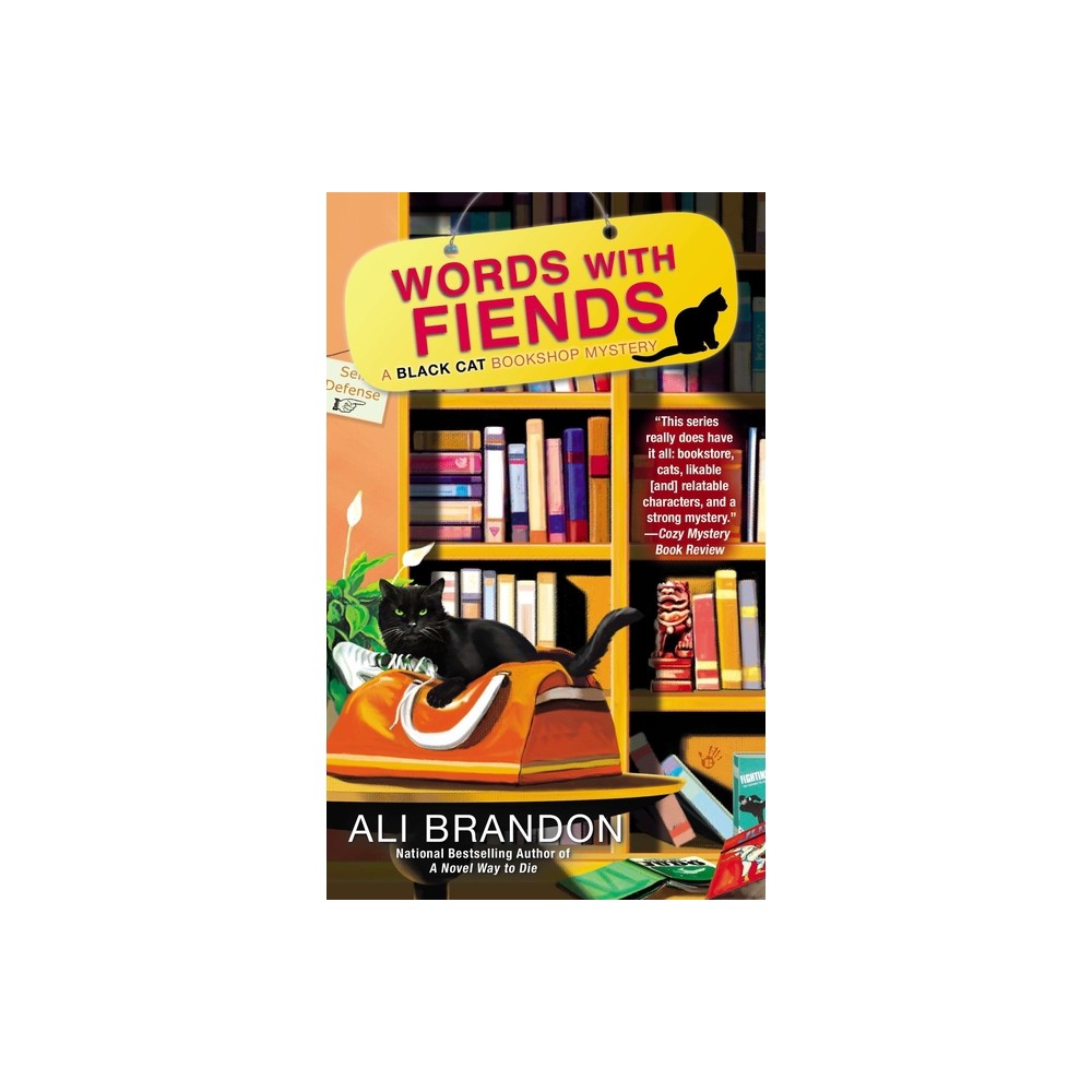 Words with Fiends - (Black Cat Bookshop Mystery) by Ali Brandon (Paperback)