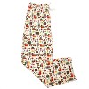 Gender Neutral Holiday Vintage Christmas Bamboo Relaxed Unisex Lounge Pants - EMERSON AND FRIENDS - 2 of 2