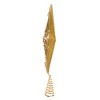 Kurt Adler 16-Inch Pearl and Gold Shimmer 8-Point Star Tree Topper - 4 of 4