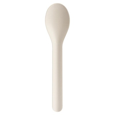 StalkMarket Paper Spoon Bulk Pack White KAMI - Case of 1000