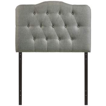 Annabel Twin Upholstered Fabric Headboard Gray - Modway
