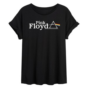 Women's - Pink Floyd - Dark Side Oversized Graphic T-Shirt - 1 of 4