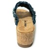 Minnetonka Women's Posey Cork Wedge Sandals - 4 of 4