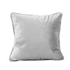 Factory Direct Partners Kids' Novelty Soft Density 18"x18" Microfiber Pillow with Piping Sterling Gray - 3 of 4