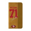 NFL San Francisco 49ers Players Game Tactic Folio Cell Phone Case for Samsung Galaxy - 2 of 4