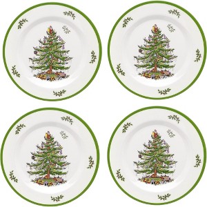 Spode Christmas Tree Melamine Salad Plates, Set of 4 - 1 of 4