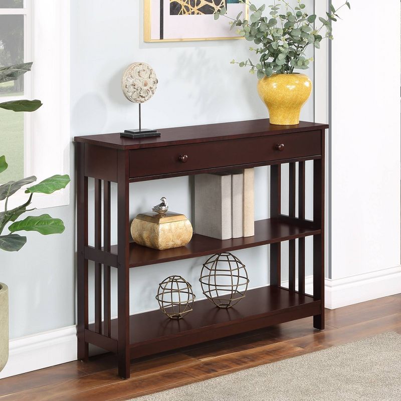 Mission 1 Drawer Console Table - Breighton Home, 3 of 9