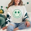 Simply Sage Market Women's Clover Leopard Smiley Faces Short Sleeve Garment Dyed Tee - 2 of 4