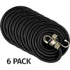 72-Inch Heavy Duty Bungee Cords with Metal Hooks for Bikes, Camping, Outdoors, Tie Downs, Cargo Security, Weatherproof & Abrasion Resistant - 2 of 4