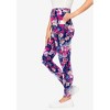 Woman Within Plus Size Tall Printed Pocket Legging - 4 of 4