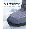 Women's Waterproof Mid Calf Snow Boots Warm Fur Topline Duck Boot for Winter Anti-slip Outdoor - 3 of 4