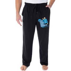 Star Trek Men's The Original Series Spock Live Long And Prosper Pajama Pants Black - 1 of 3