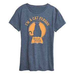 Women's - Disney - I'm a Cat Person Short Sleeve Graphic T-Shirt - 1 of 4