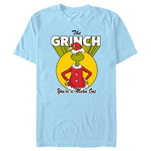 Men's Dr. Seuss Christmas Grinch You're a Mean One T-Shirt - 1 of 4