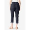 Roaman's Women's Plus Size Invisible Stretch Iconic Boyfriend Jean - 3 of 4
