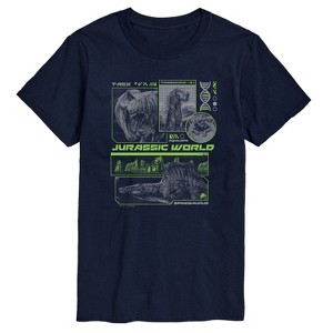 Men's - Jurassic World: Rebirth - Dinosaur DNA Digital Short Sleeve Graphic T-Shirt - 1 of 4
