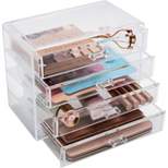 Sorbus Makeup and Jewelry Storage Case Display - 4 Large Drawers
