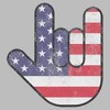 Men's Lost Gods Fourth of July American Love Sign T-Shirt - 2 of 3