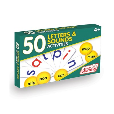 Junior Learning: Letters & Sounds Activities Learning Flash Cards : Target